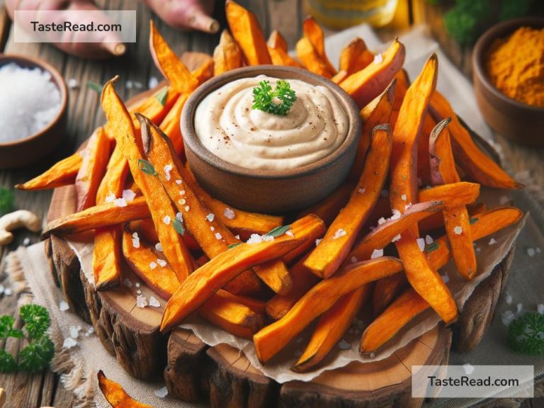 How to Create Vegan Sweet Potato Fries with Cashew Dip