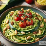 How to Create Vegan Zucchini Noodles with Avocado Pesto