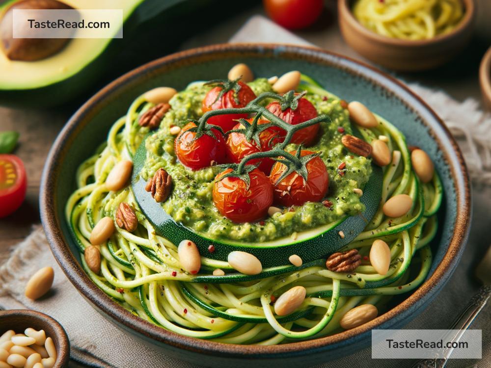 How to Create Vegan Zucchini Noodles with Avocado Pesto