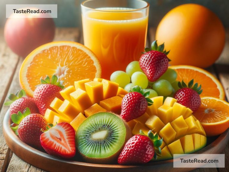 How to Create Vibrant Photos of Fruit Platters and Juices