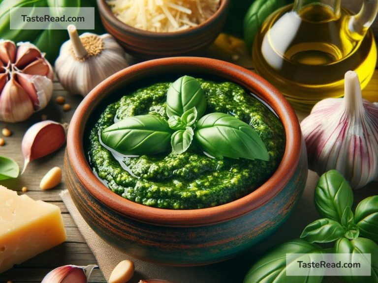 How to Make a Basic Pesto Sauce with Fresh Herbs