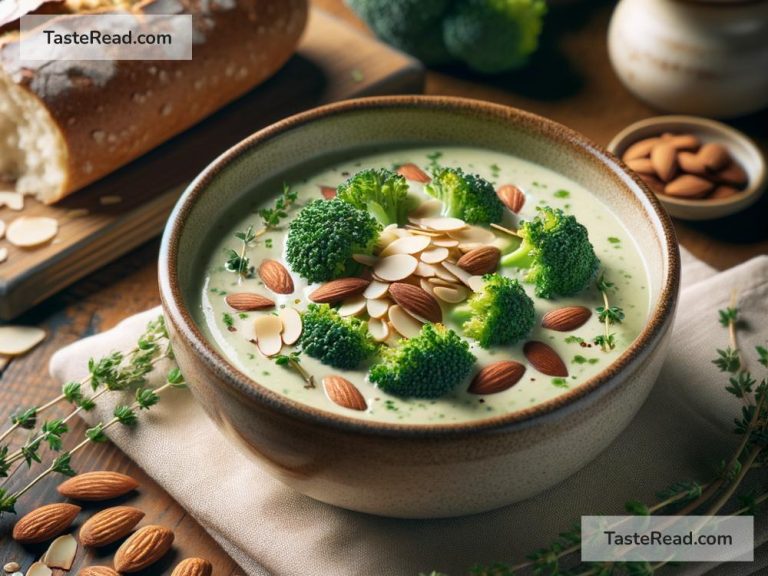 How to Make a Calcium-Rich Broccoli and Almond Soup