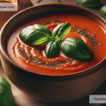 How to Make a Comforting Tomato Basil Soup for Lunch