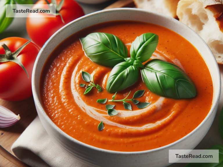 How to Make a Creamy Tomato Basil Soup for a Light Dinner