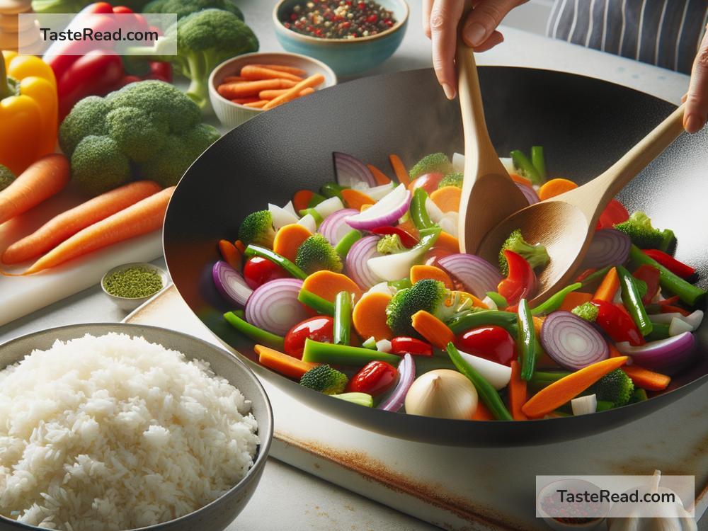 How to Make a Quick Stir-Fried Vegetable and Rice Lunch