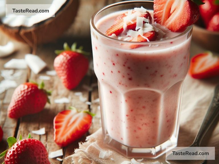 How to Make a Refreshing Strawberry Coconut Smoothie