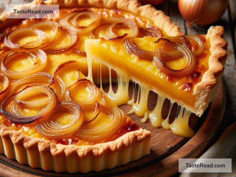 How to Make a Satisfying Cheese and Onion Tart for Dinner