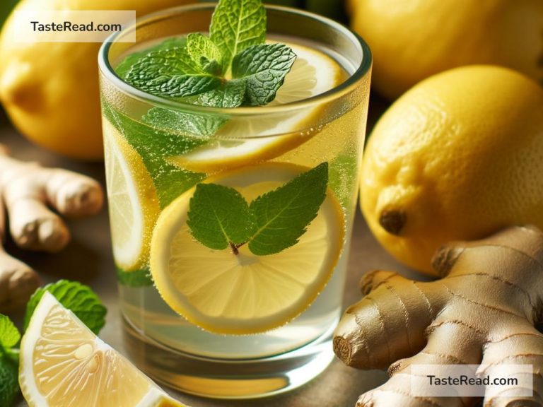 How to Make a Zesty Lemon-Ginger Detox Drink