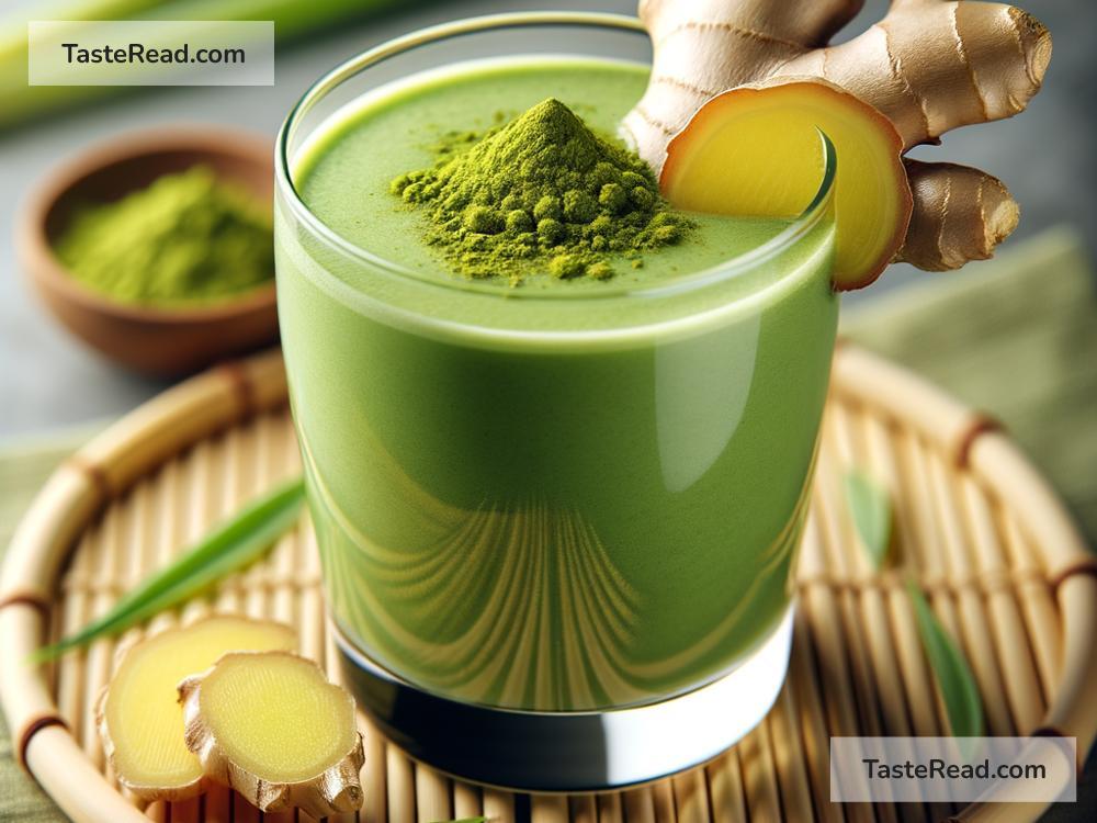 How to Make an Energizing Matcha Ginger Smoothie