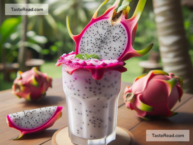 How to Make an Exotic Dragon Fruit Coconut Shake