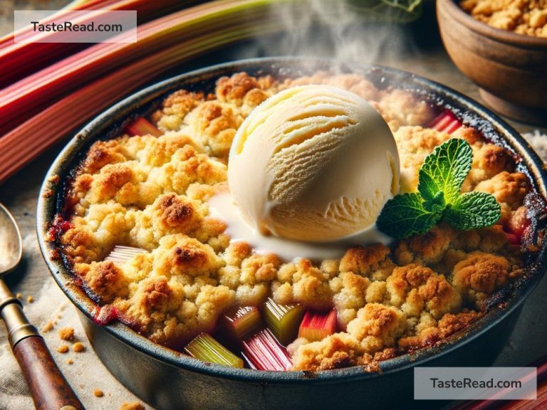 How to Make an Old-Fashioned Rhubarb Crumble