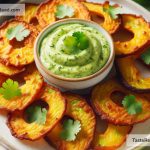 How to Make Baked Avocado Fries with Cilantro Lime Dip for Appetizers