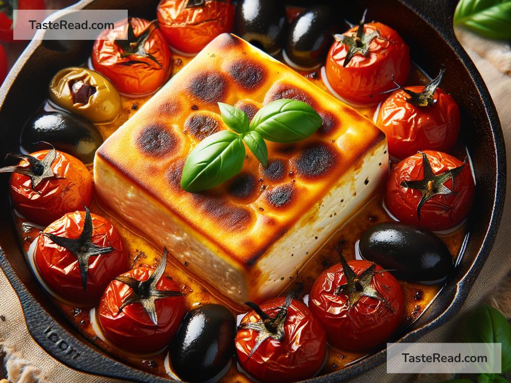 How to Make Baked Feta with Cherry Tomatoes and Olives for Mediterranean Appetizers