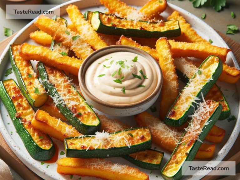 How to Make Baked Zucchini Fries with Parmesan for Appetizers