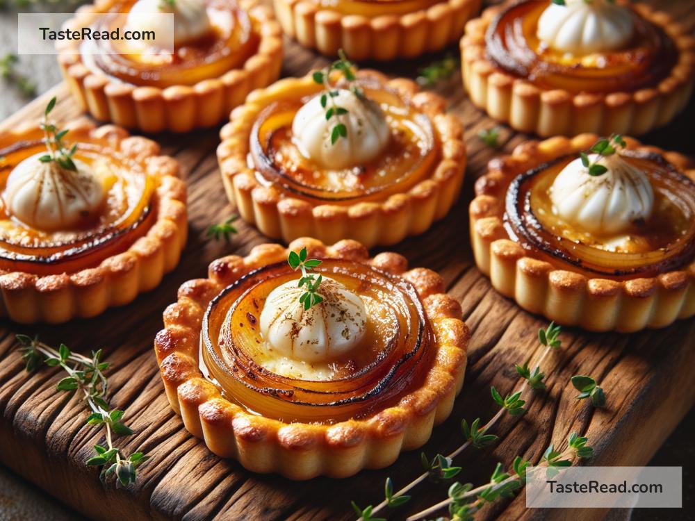 How to Make Caramelized Onion and Goat Cheese Tarts for Appetizers