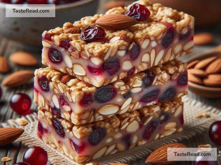 How to Make Chewy Cranberry Almond Granola Bars
