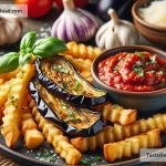 How to Make Crispy Eggplant Fries with Marinara Dip for Appetizers