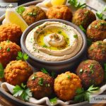 How to Make Crispy Falafel Bites with Hummus for Appetizers