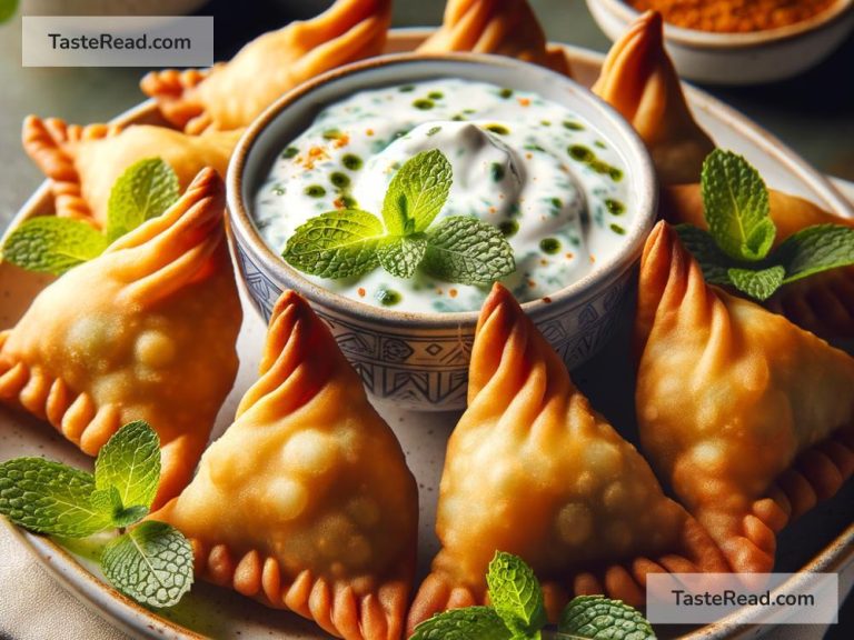 How to Make Crispy Samosas with Mint Yogurt Sauce for Appetizers