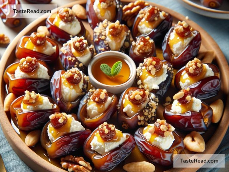 How to Make Easy Stuffed Dates with Goat Cheese for Appetizers