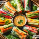 How to Make Easy Veggie Spring Rolls with Peanut Sauce