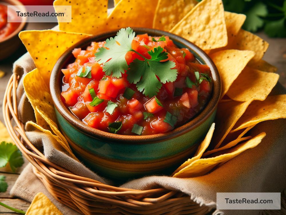 How to Make Fresh Tomato Salsa with Homemade Tortilla Chips for Appetizers