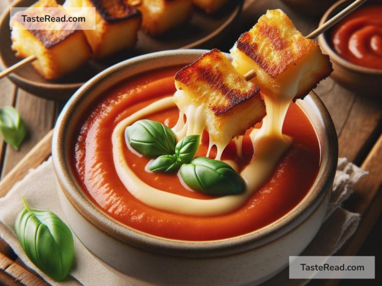 How to Make Grilled Cheese Bites with Tomato Soup Dip