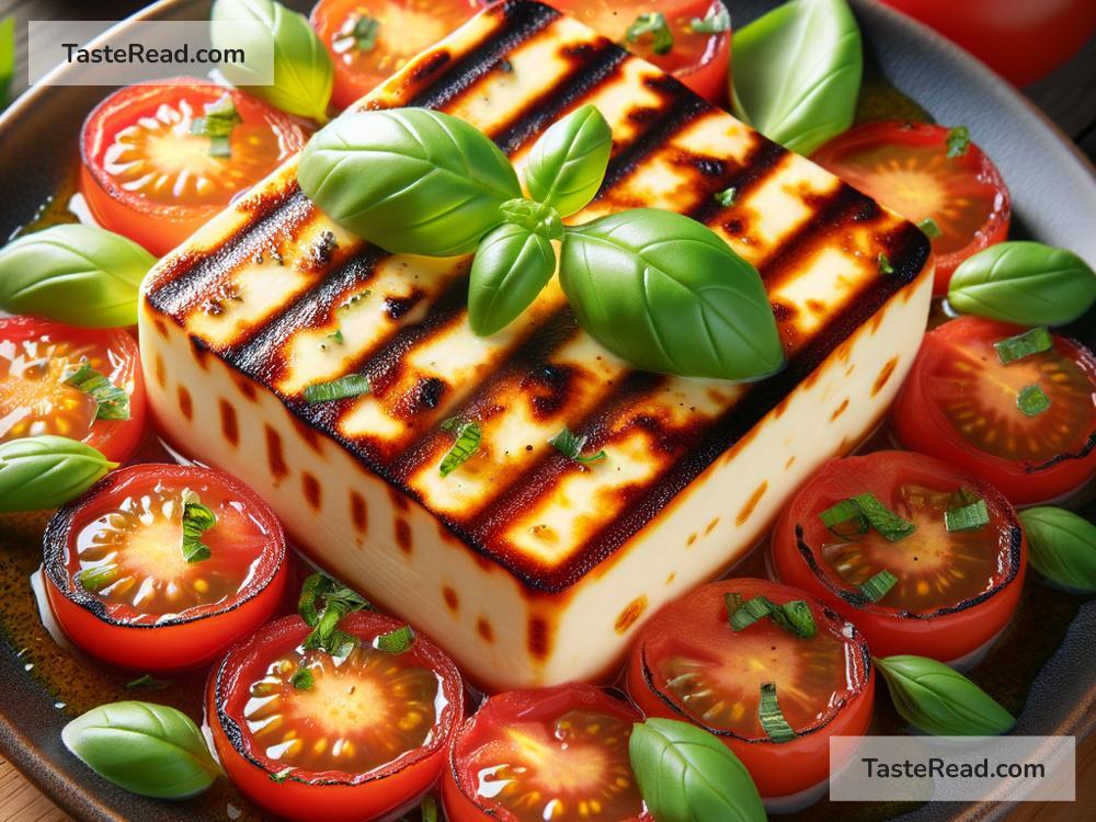 How to Make Grilled Halloumi Cheese with Tomato Salad for Appetizers