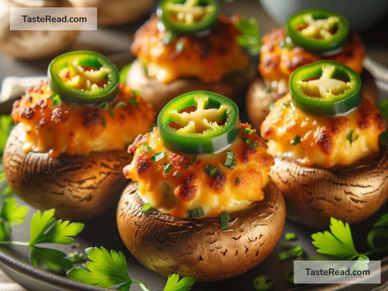 How to Make Jalapeño and Cheese Stuffed Mushrooms for Appetizers