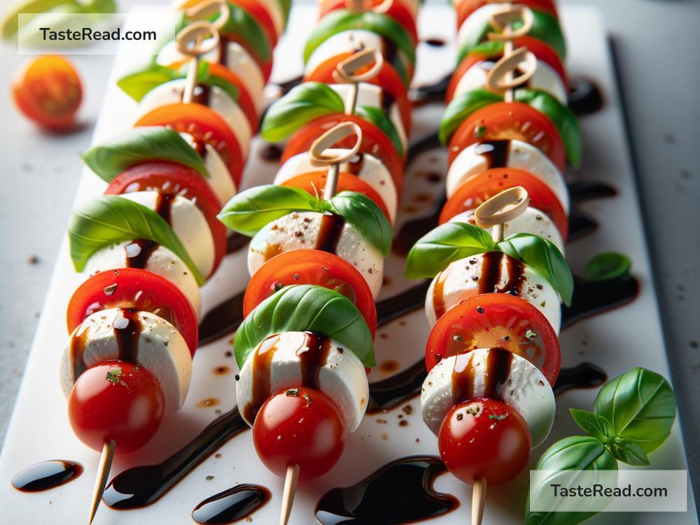 How to Make Mini Caprese Skewers with Basil and Balsamic for Appetizers