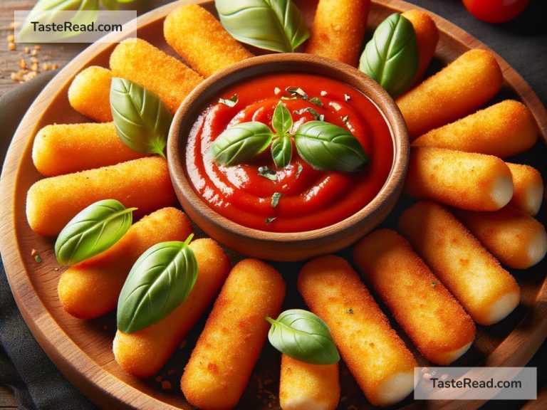 How to Make Mini Mozzarella Sticks with Marinara Sauce for Appetizers