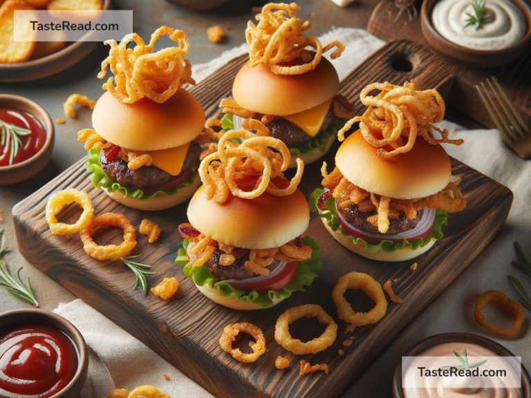 How to Make Mini Sliders with Crispy Onions for Appetizers