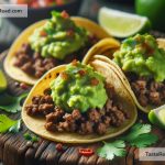 How to Make Mini Tacos with Ground Beef and Guacamole for Appetizers