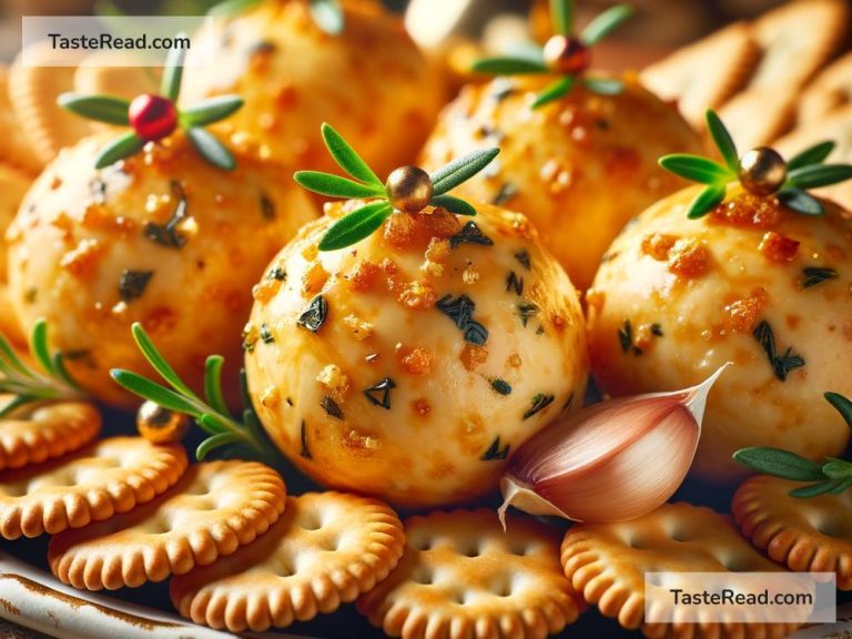 How to Make Roasted Garlic and Herb Cheese Balls for Appetizers