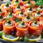 How to Make Smoked Salmon and Cream Cheese Pinwheels for Appetizers