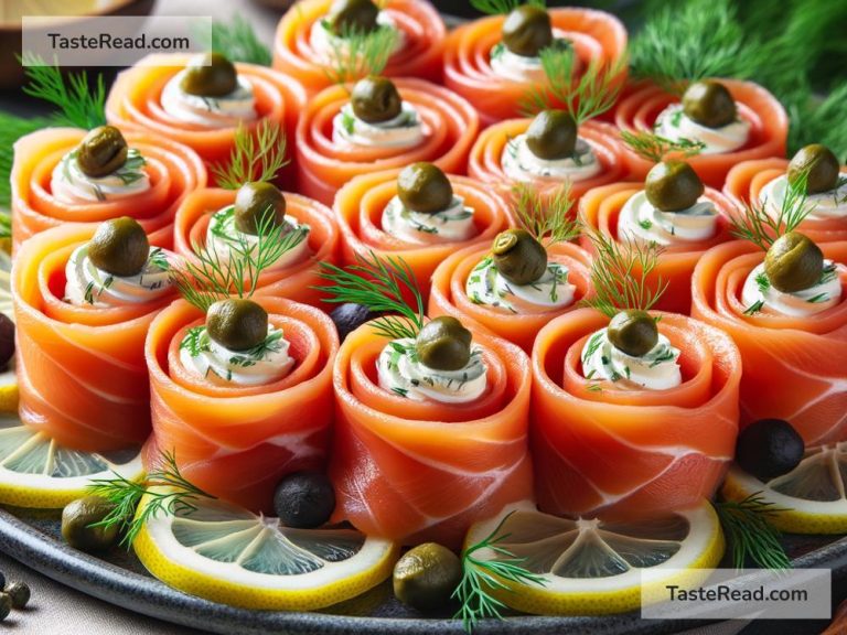 How to Make Smoked Salmon and Cream Cheese Pinwheels for Appetizers