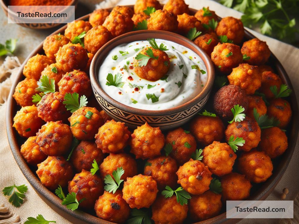 How to Make Spicy Chickpea Bites with Yogurt Dip for Appetizers