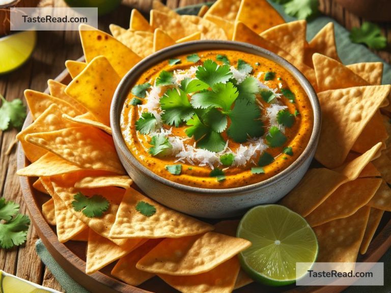 How to Make Spicy Coconut Curry Dip with Pita Chips for Appetizers