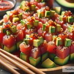 How to Make Spicy Tuna Poke Bites for Appetizers