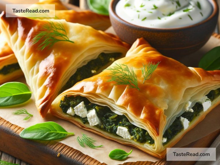 How to Make Spinach and Feta Cheese Phyllo Pastry Triangles