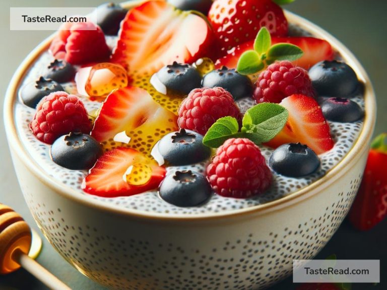 How to Make Sweet Chia Seed Pudding with Fruit