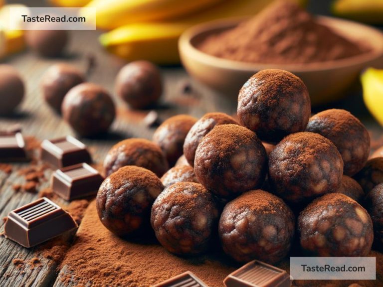 How to Make Sweet Chocolate and Banana Protein Balls