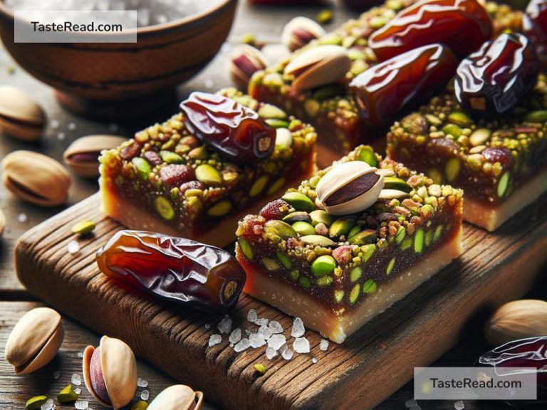 How to Make Sweet Pistachio and Date Bars