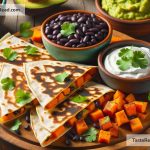 How to Make Sweet Potato and Black Bean Quesadillas for Appetizers