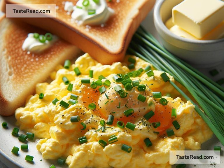 How to Make the Perfect Scrambled Eggs with Creamy Texture