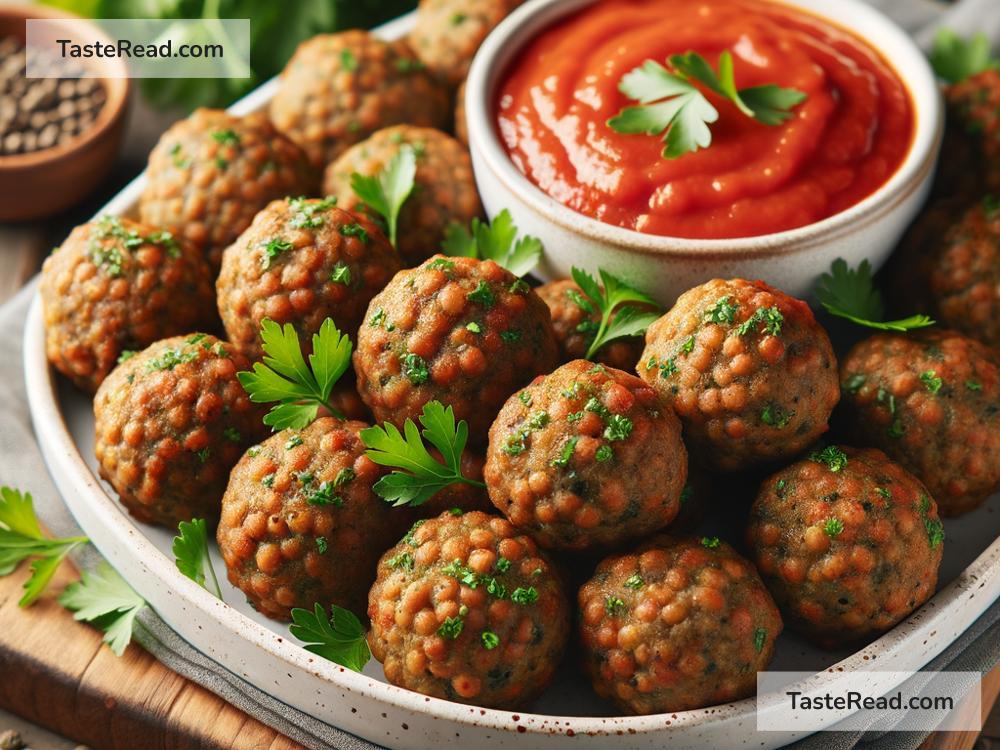 How to Make Vegan Lentil Meatballs for Appetizers