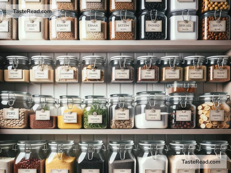 How to Minimize Waste with Proper Ingredient Storage