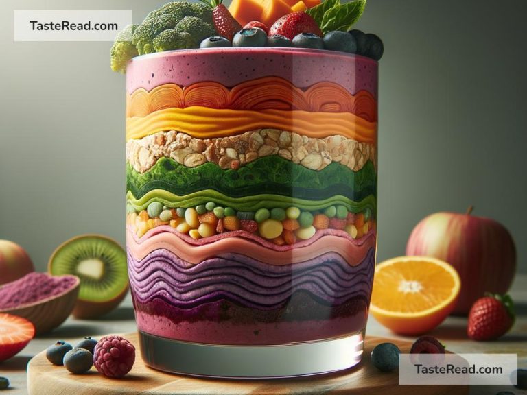 How to Photograph Colorful, Layered Smoothies for Visual Appeal