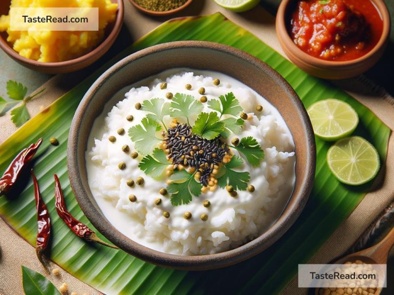 How to Prepare a Breakfast Curd Rice for a South Indian Touch