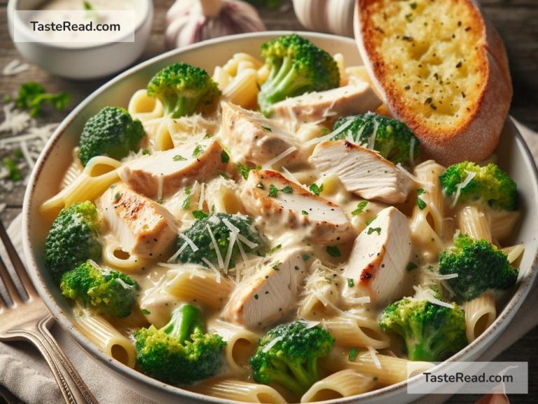 How to Prepare a Creamy Chicken Alfredo with Broccoli for Dinner